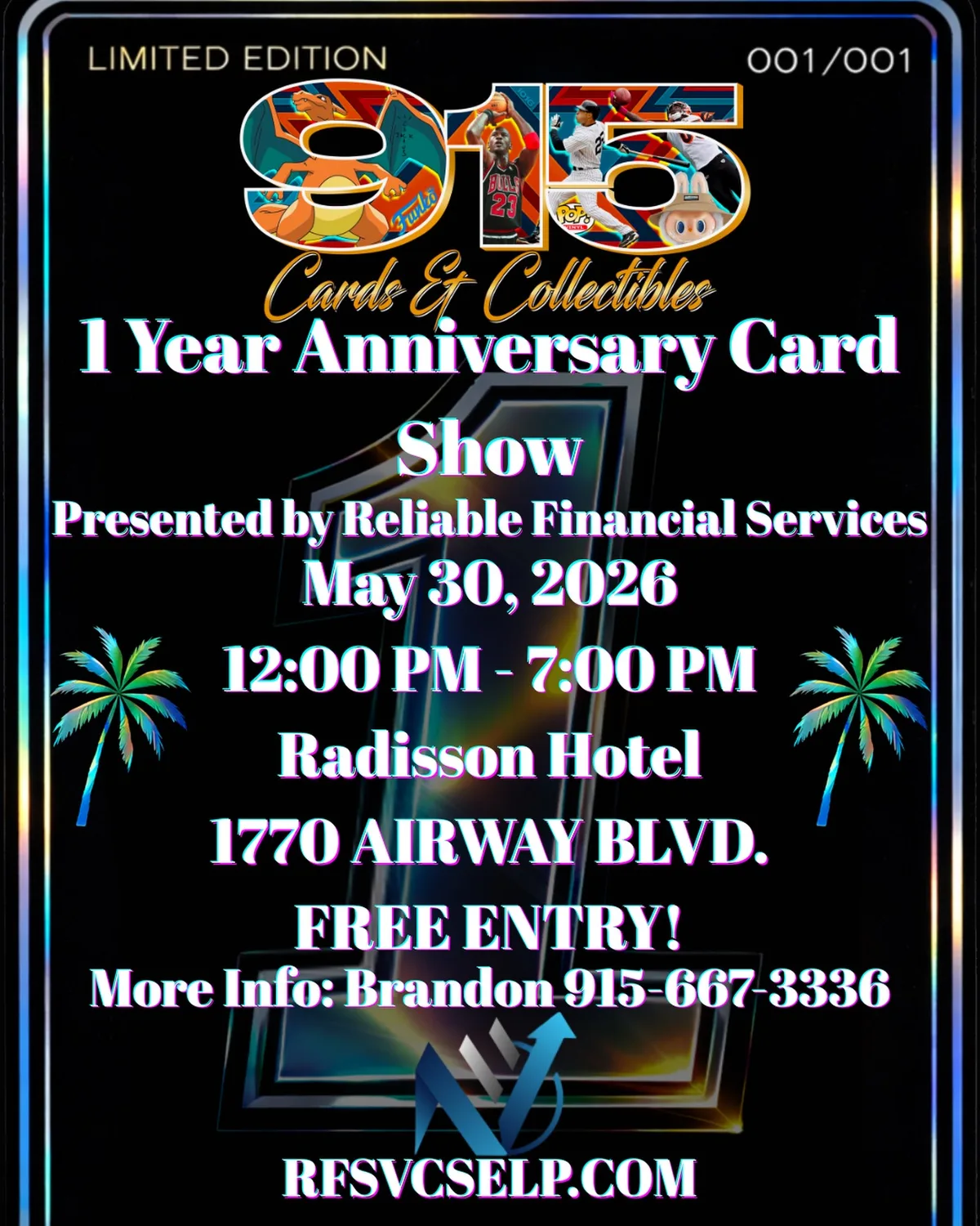 915 Card Show information