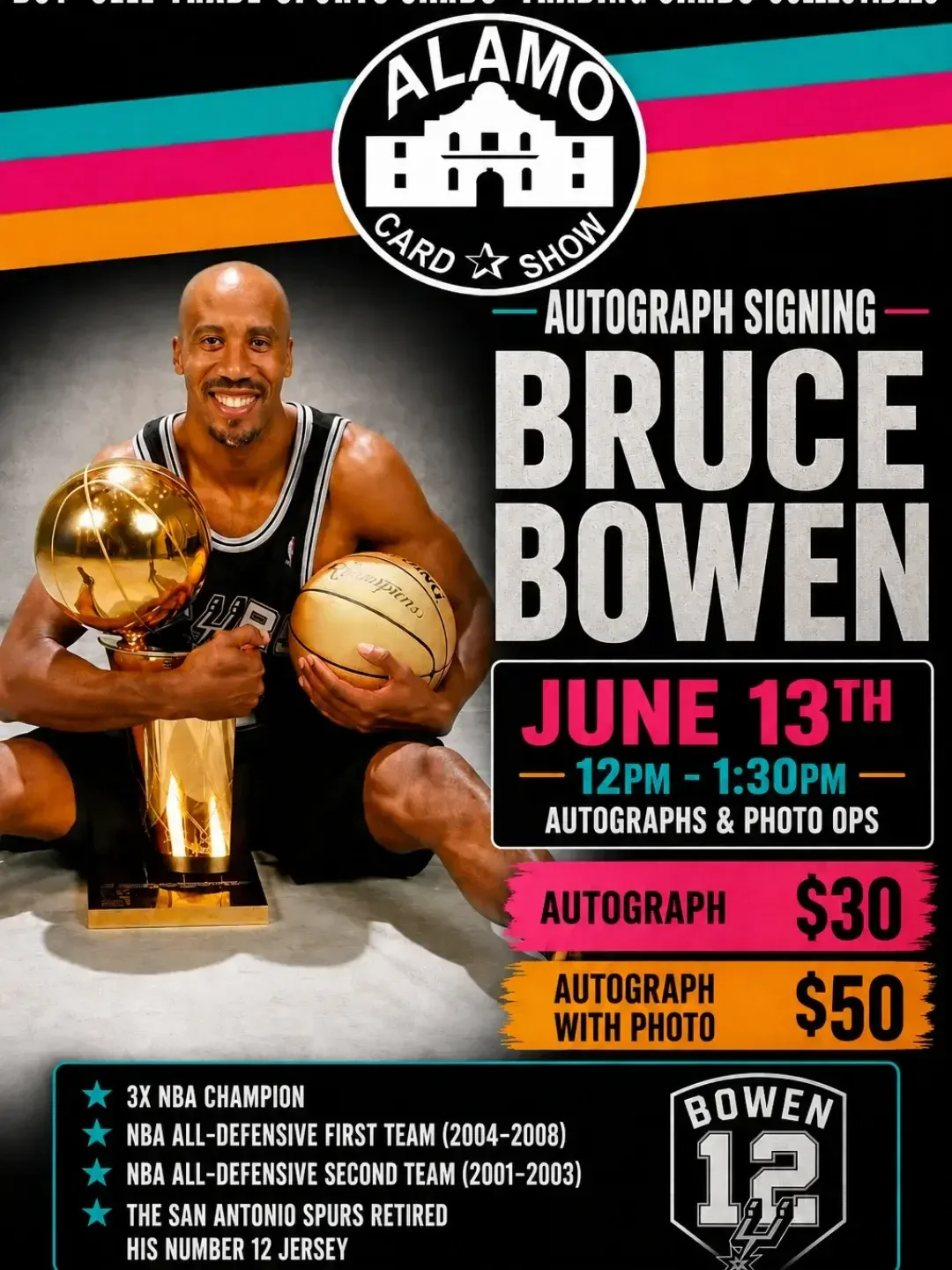 Alamo Card Show - Saturday June 13 and Sunday June 14, 2026