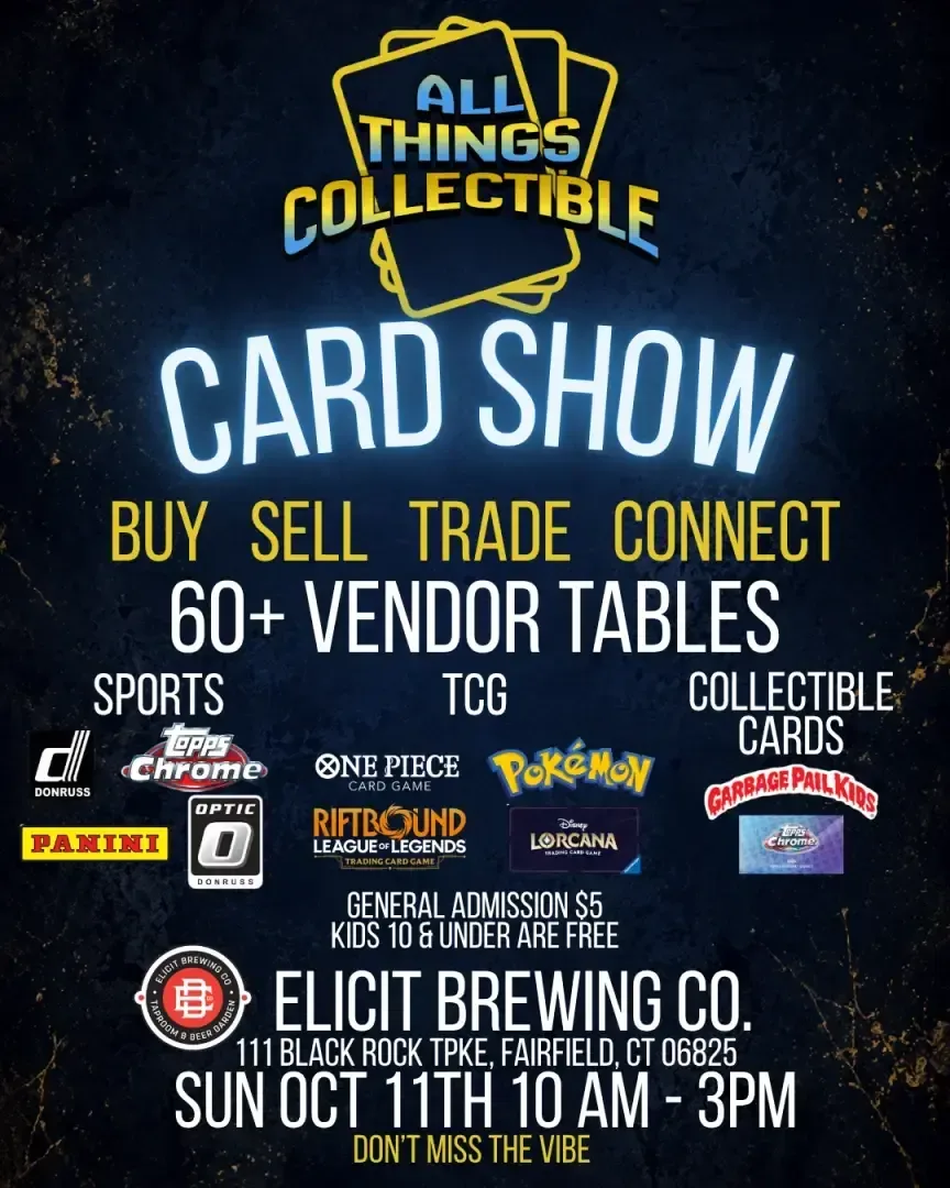 All Things Collectible Card Show - Sunday, October 11, 2026