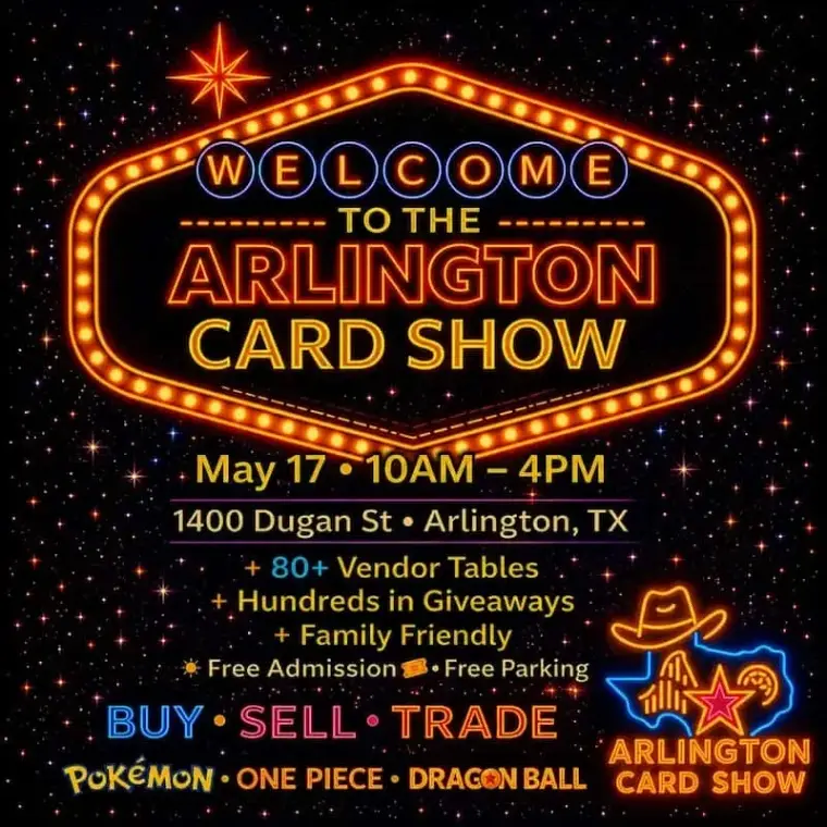 Arlington Card Show information