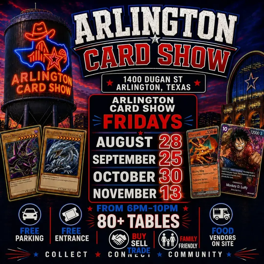 Arlington Card Show (Meadowbrook Center) - Friday, August 28, 2026