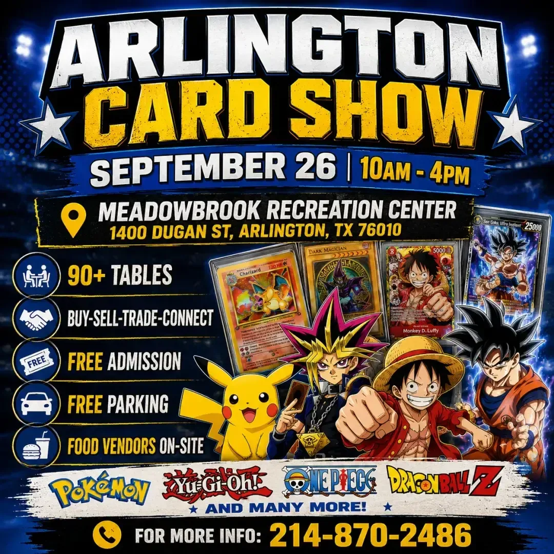 Arlington Card Show (Meadowbrook Center) - Saturday, September 26, 2026