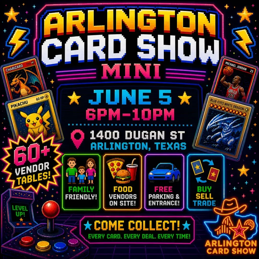 Arlington Card Show Mini information