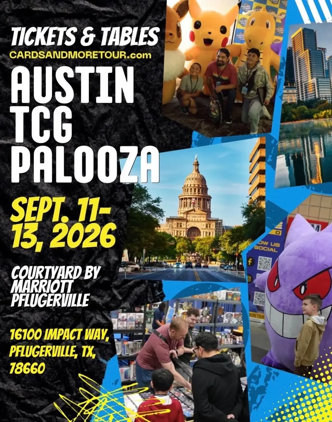 Austin TCG Palooza - Friday, September 11 through Sunday, September 13, 2026