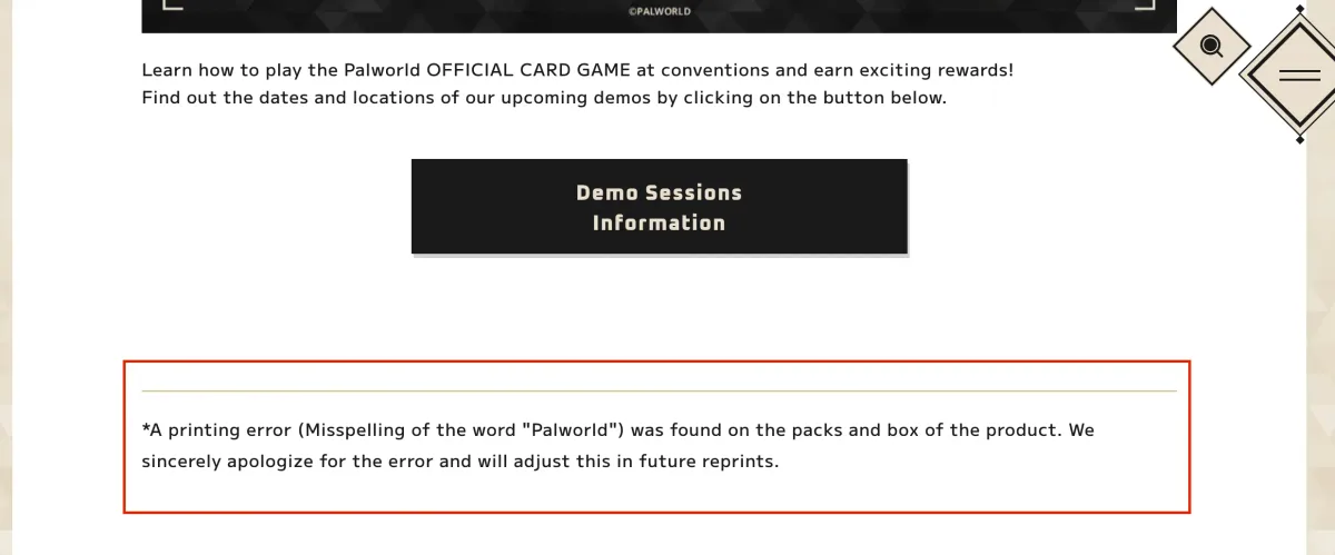 Card show information