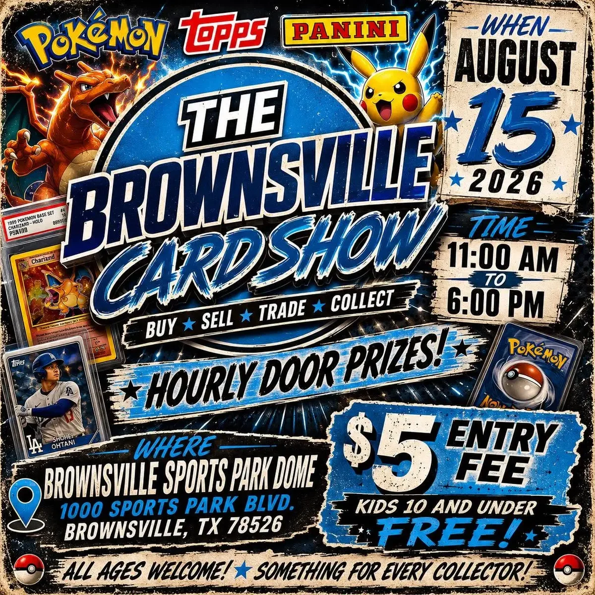 Brownsville Card Show - Saturday, August 15, 2026