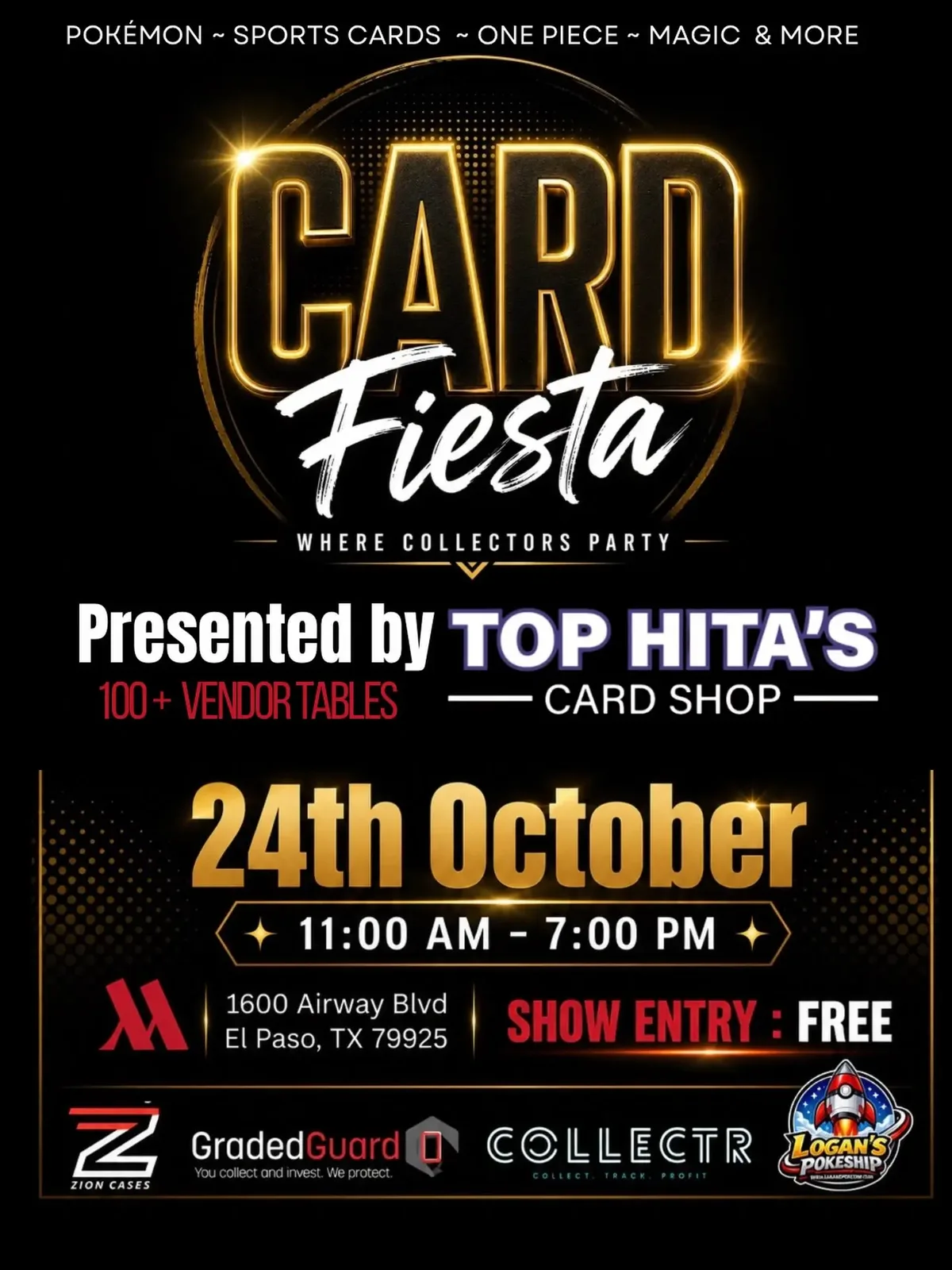 Card Fiesta - Saturday, October 24, 2026