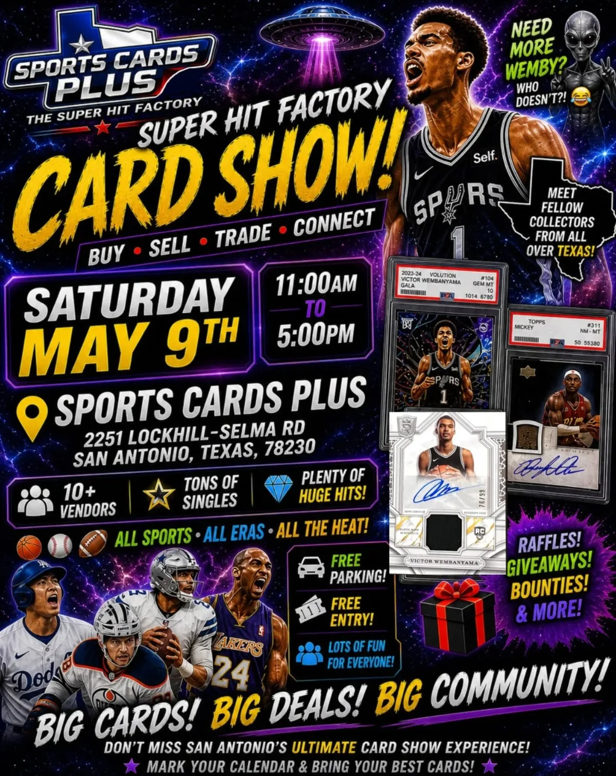 Card Show at Sports Cards Plus information