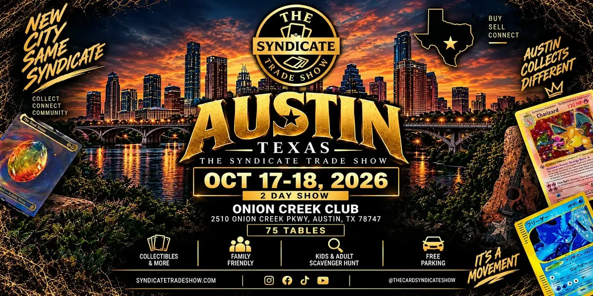 Card Syndicate Trade Show (Austin) - Saturday, October 17 and Sunday, October 18, 2026