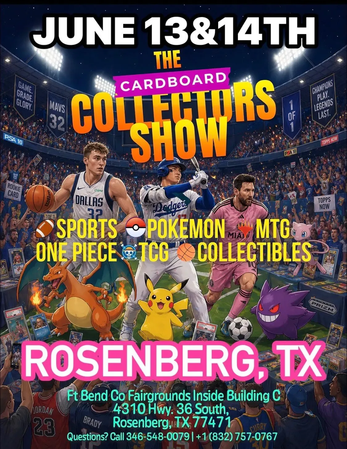 Cardboard Collectors Show - Saturday June 13 and Sunday June 14, 2026