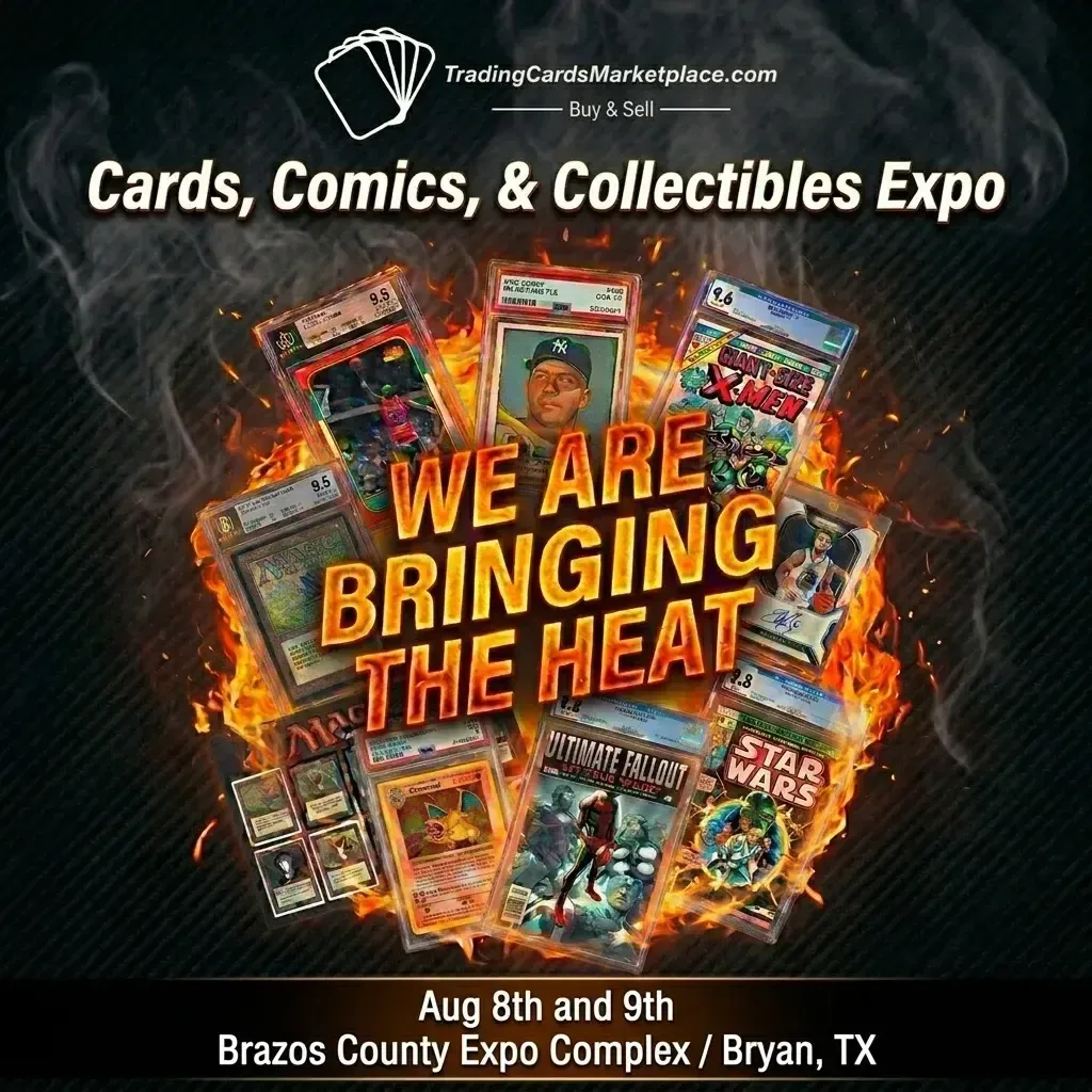 Cards, Comics, & Collectibles Expo - Saturday, August 8 and Sunday, August 9, 2026