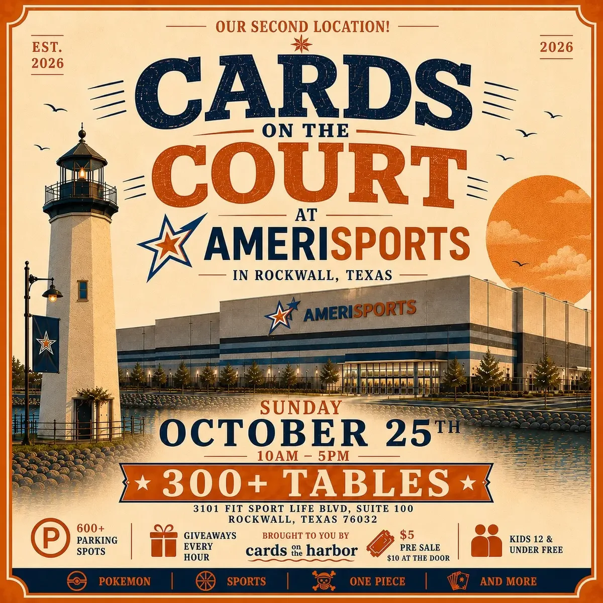 Cards on the Court - Sunday, October 25, 2026