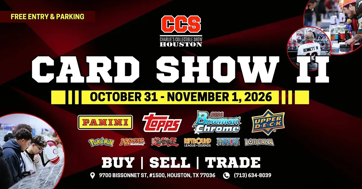 CCS Card Show II - Saturday-Sunday, October 31-November 1, 2026