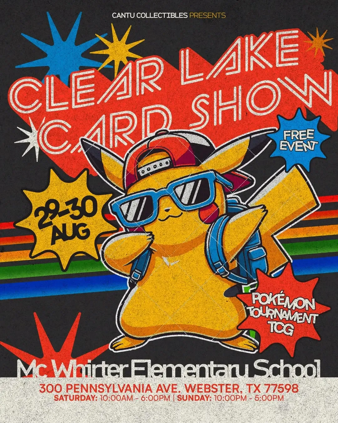Clear Lake Card Show - Saturday, August 29 & Sunday, August 30, 2026