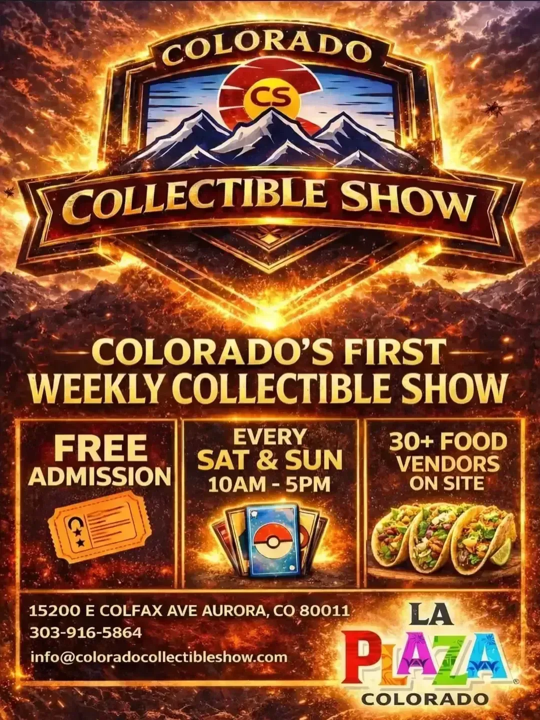 Colorado Collectible Show - Saturday August 29 and Sunday August 30, 2026