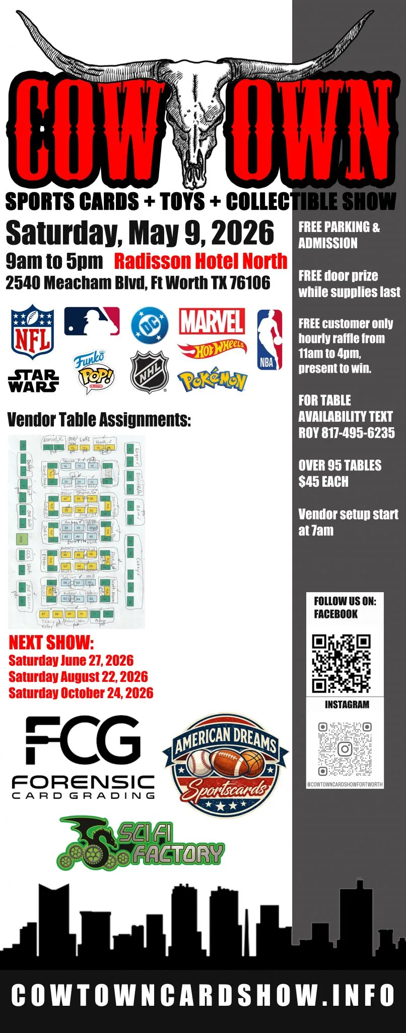 Cowtown Card Show information