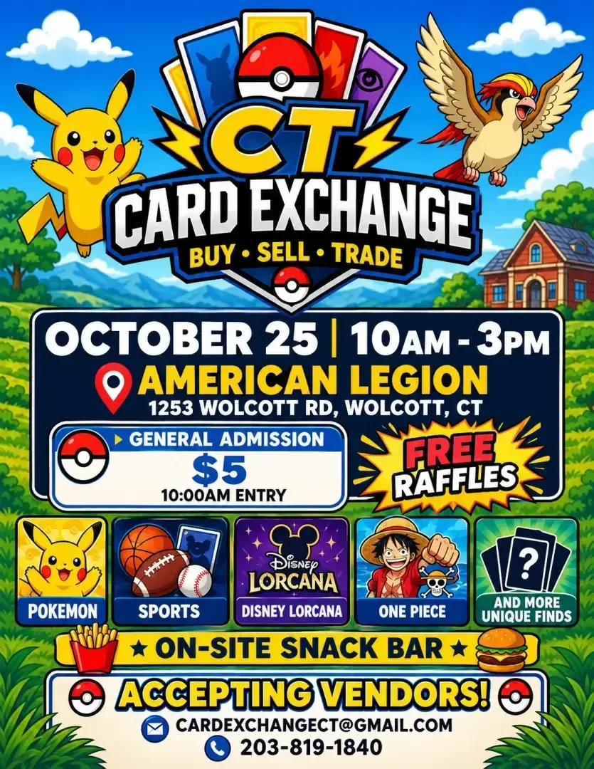 CT Card Exchange - Sunday, October 25, 2026