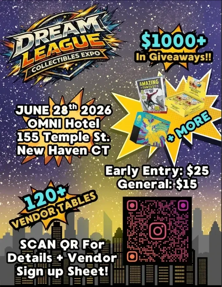 Dream League Collectibles Expo - Sunday, June 28, 2026