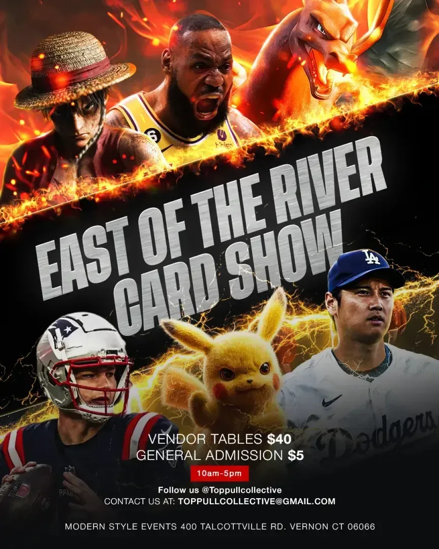 East of the River Card Show - Sunday, August 16, 2026