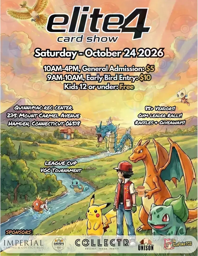 Elite 4 Card Show - Saturday, October 24, 2026