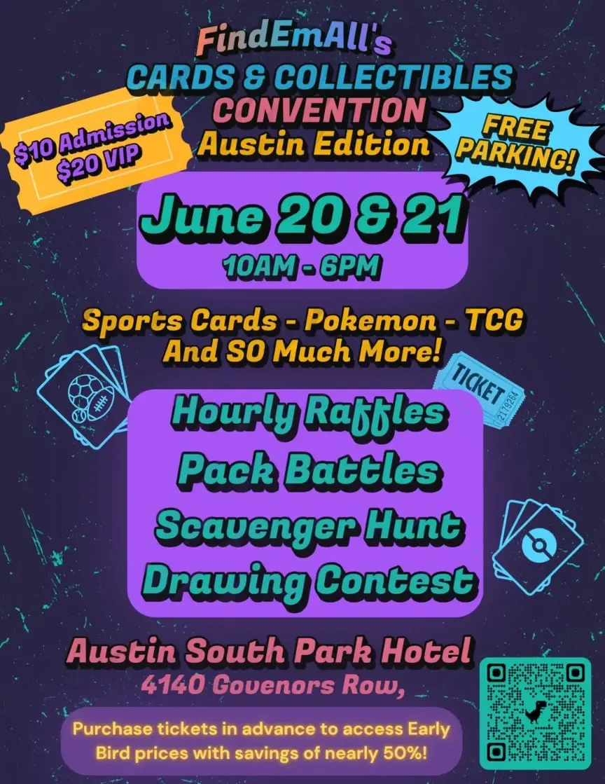 FindEmAll Cards & Collectibles Convention - Saturday June 20 and Sunday June 21, 2026