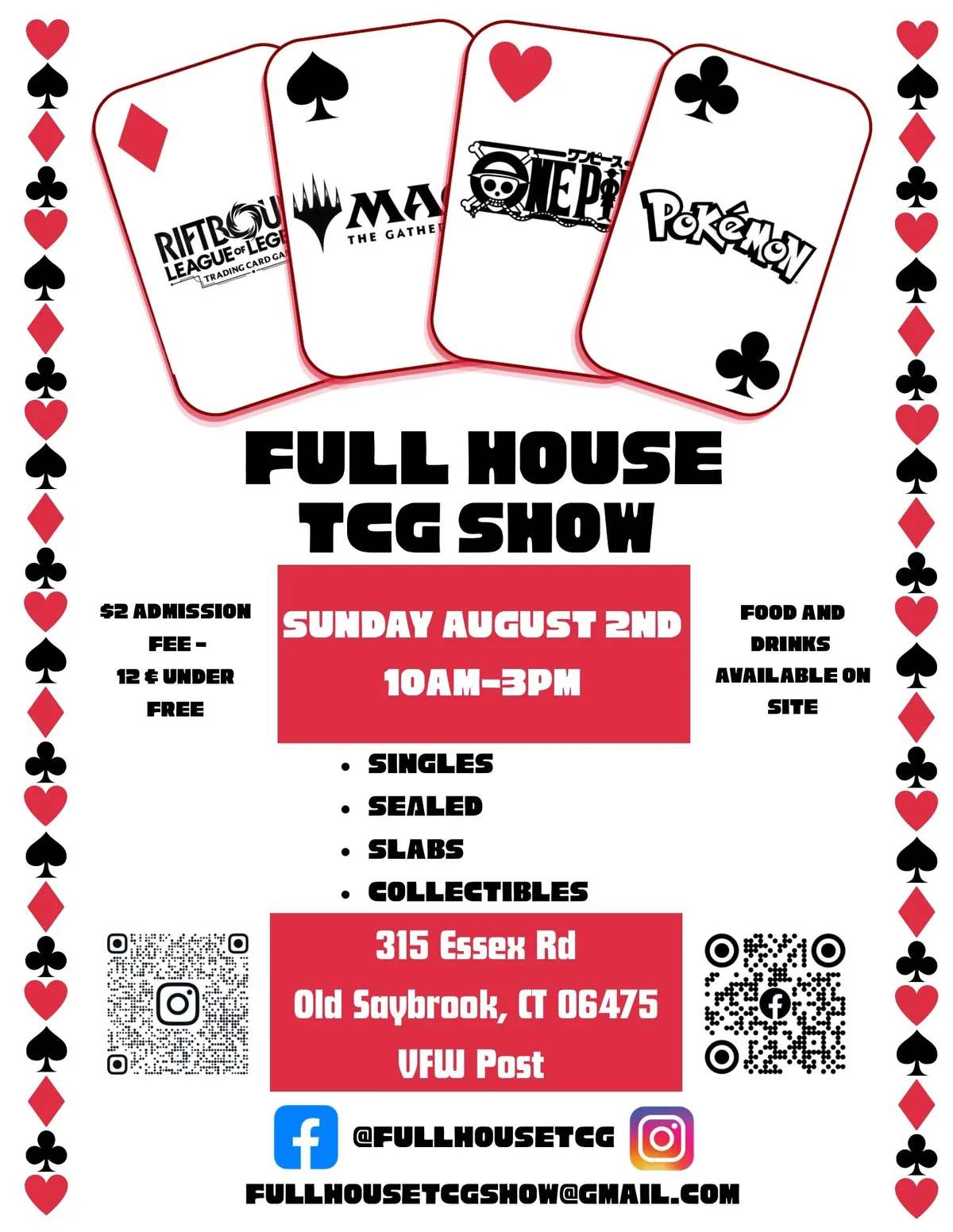 Full House TCG Show information