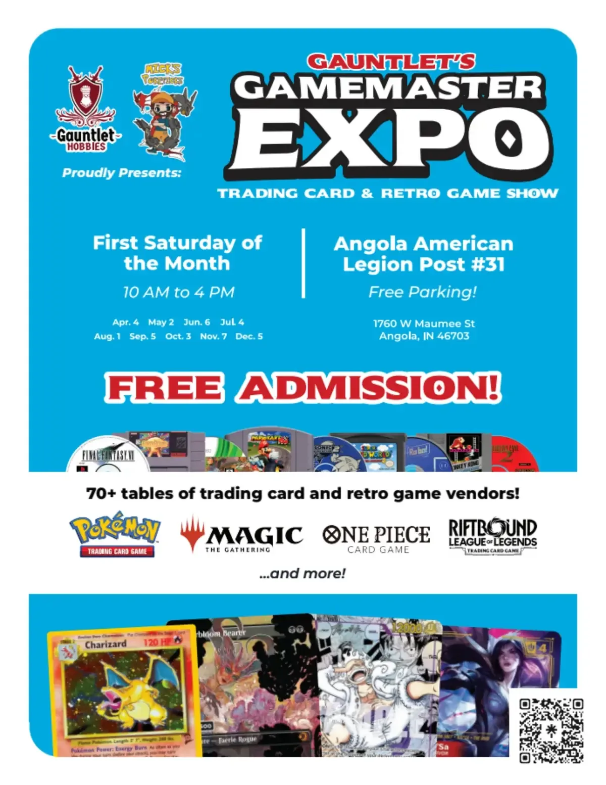 Gauntlet's Gamemaster Expo - Saturday, September 5, 2026