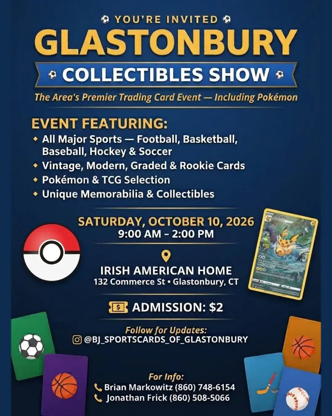 Glastonbury Collectibles Show information