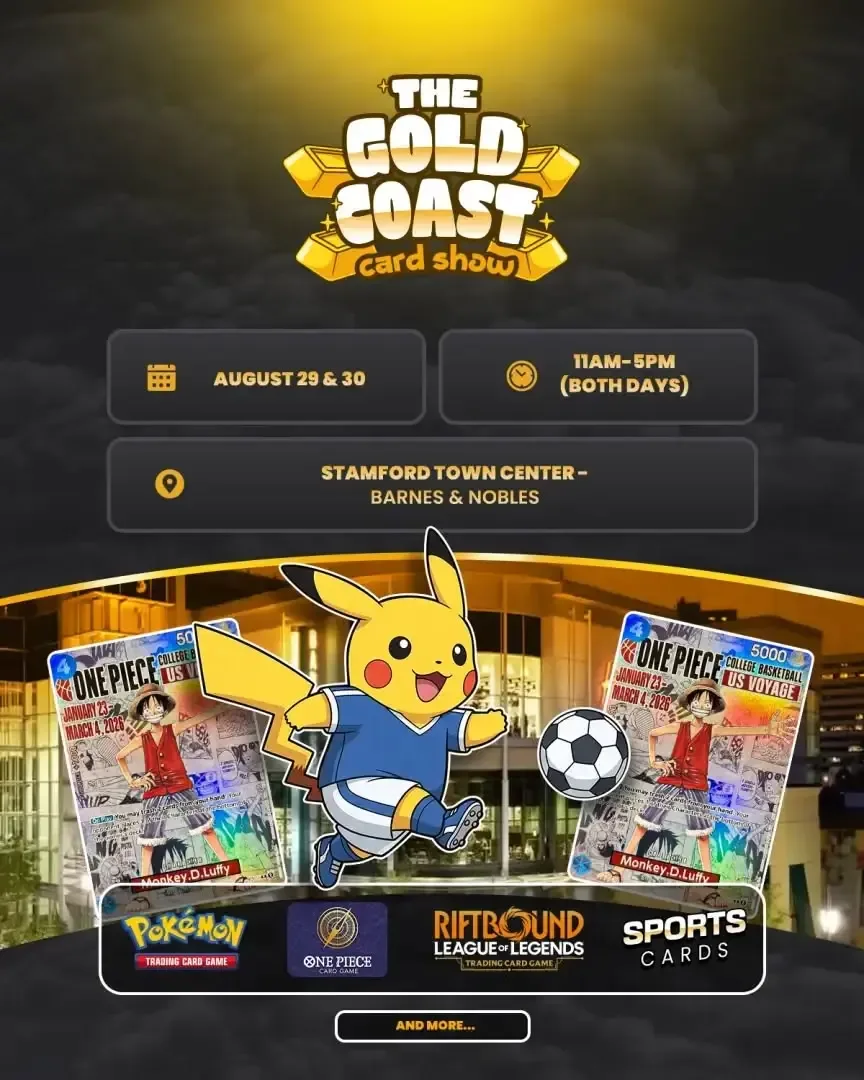 Gold Coast Card Show - Saturday August 29 and Sunday August 30, 2026
