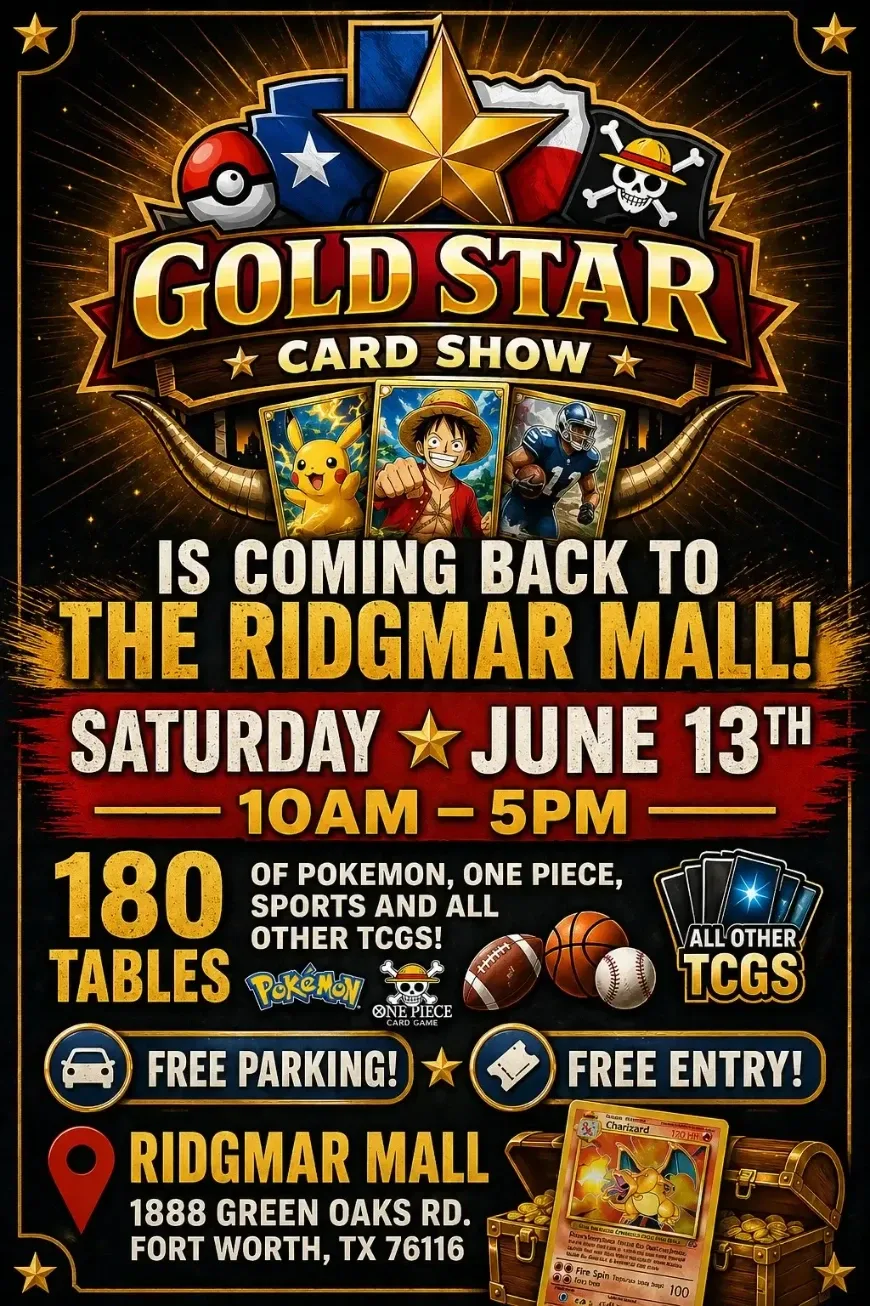 Gold Star Card Show - Saturday, June 13, 2026