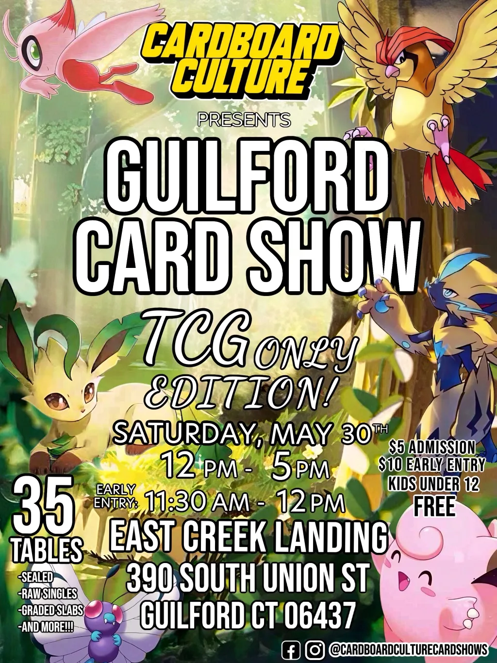 Guilford Card Show: TCG Only Edition information