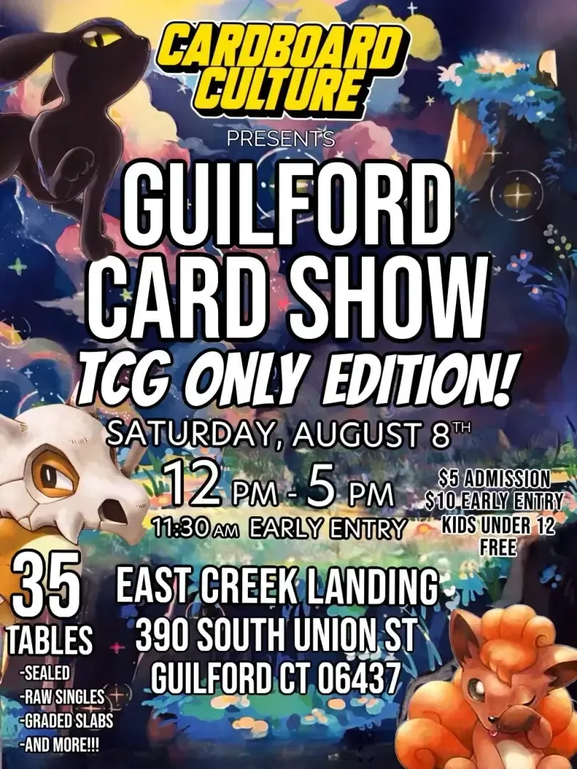 Guilford Card Show (TCG Only Edition) - Saturday, August 8, 2026