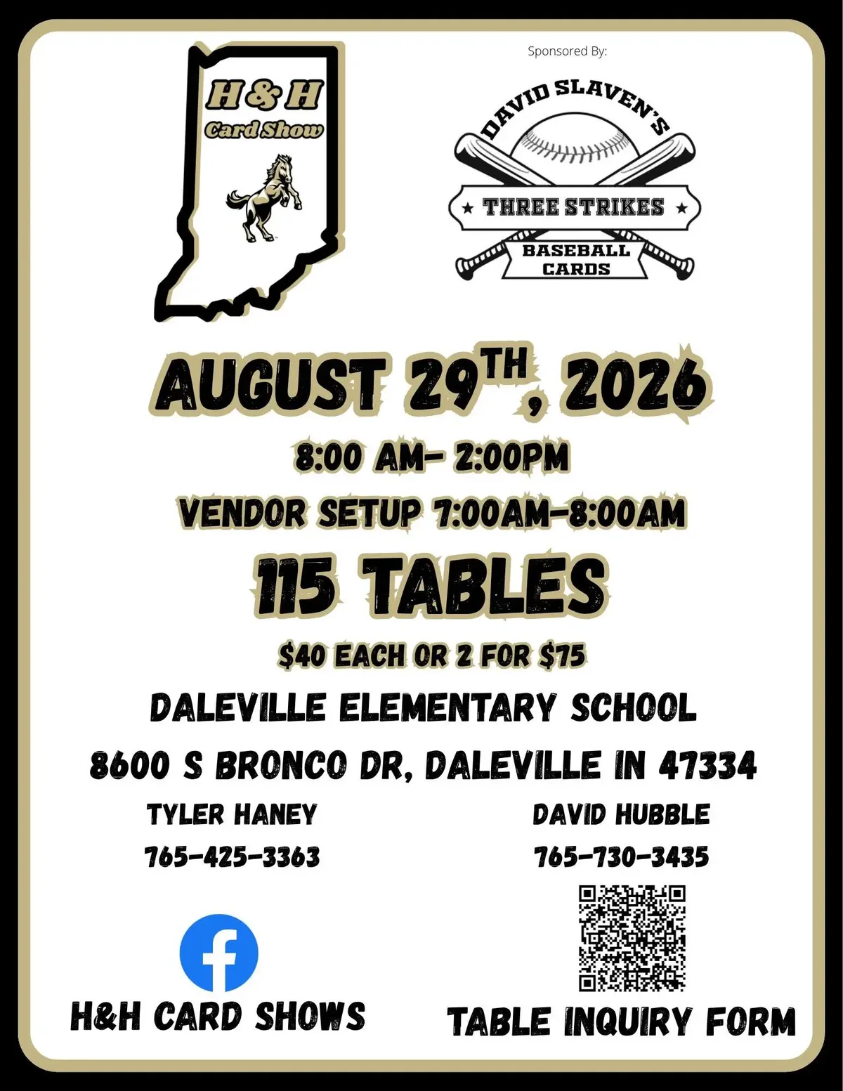 H&H Card Show - Saturday, August 29, 2026