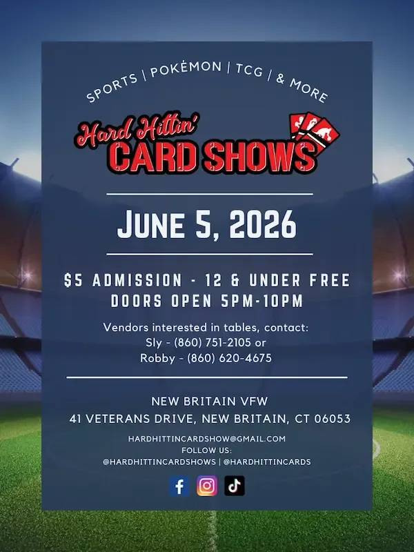 Hard Hittin' Card Show information
