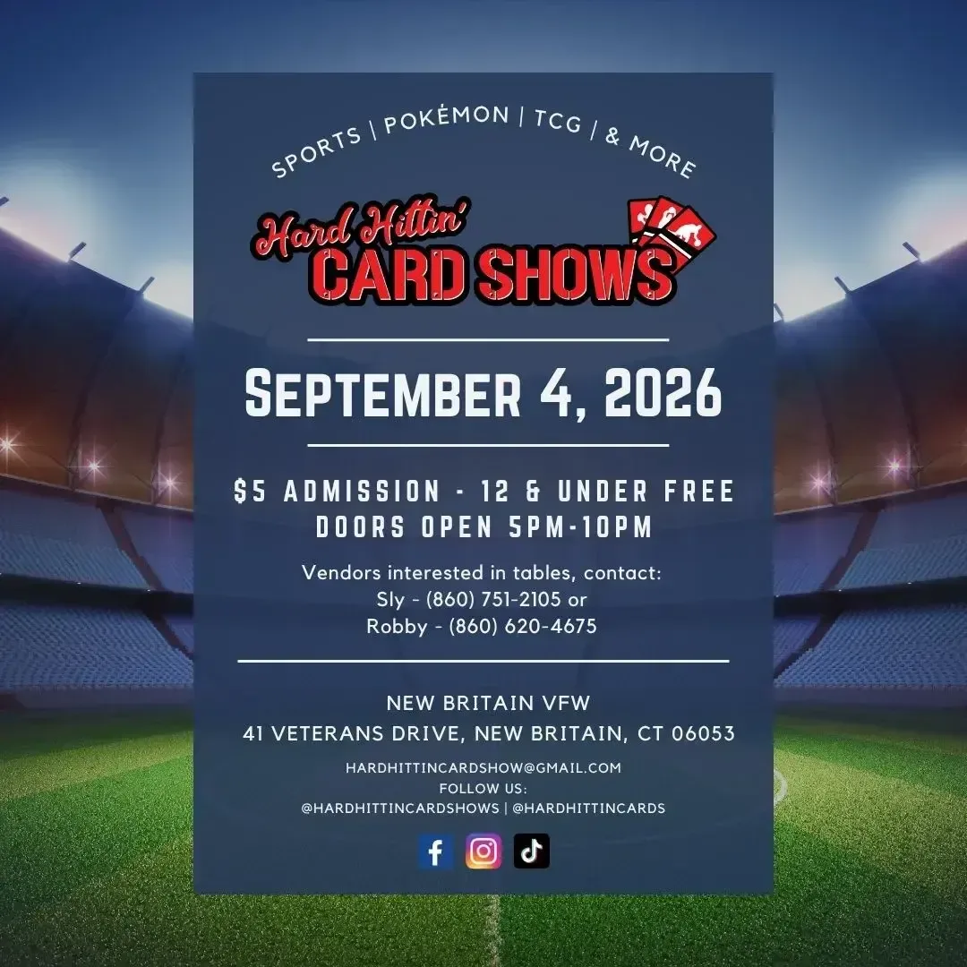 Hard Hittin' Card Show - Friday, September 4, 2026