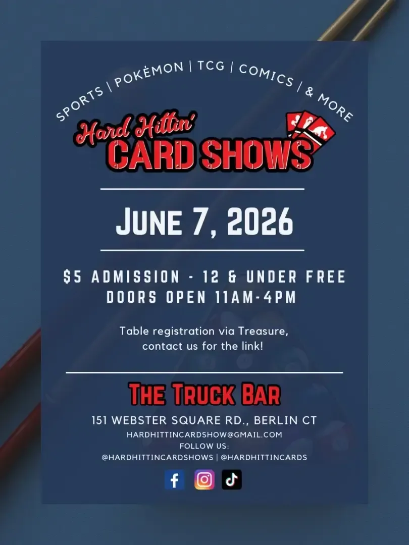 Hard Hittin' Card Show at The Truck Bar information