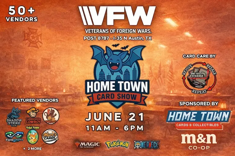 Home Town Card Show - Sunday, June 21, 2026