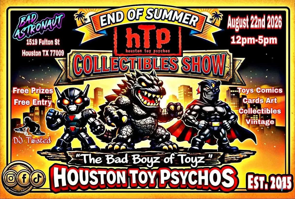 HTP End of Summer Collectibles Show - Saturday, August 22, 2026