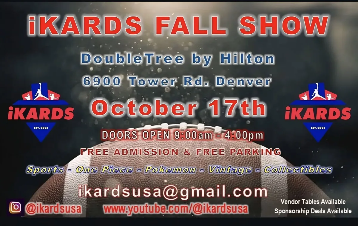 iKards Card Show - Saturday, October 17, 2026