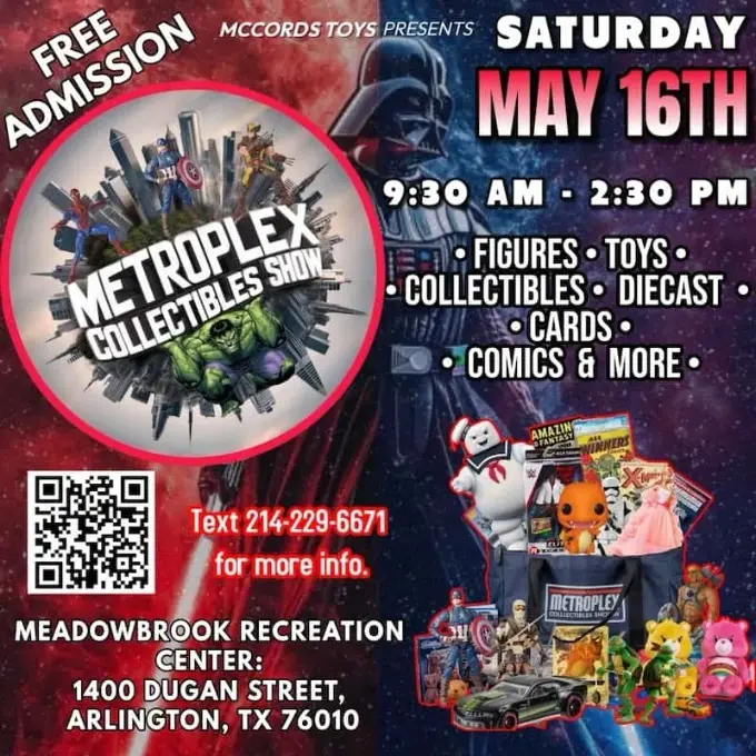 Metroplex Collectibles Show - May 16, 2026