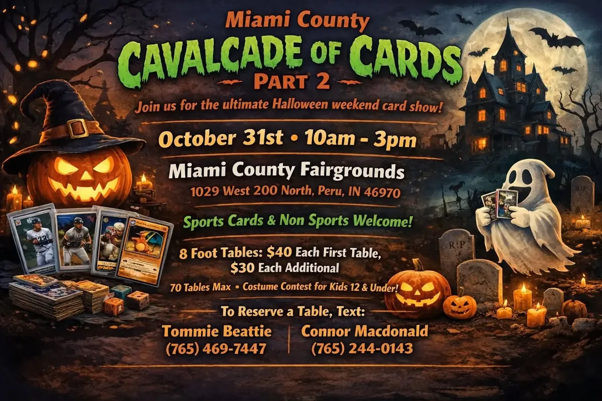 Miami County Cavalcade of Cards - Saturday, October 31, 2026