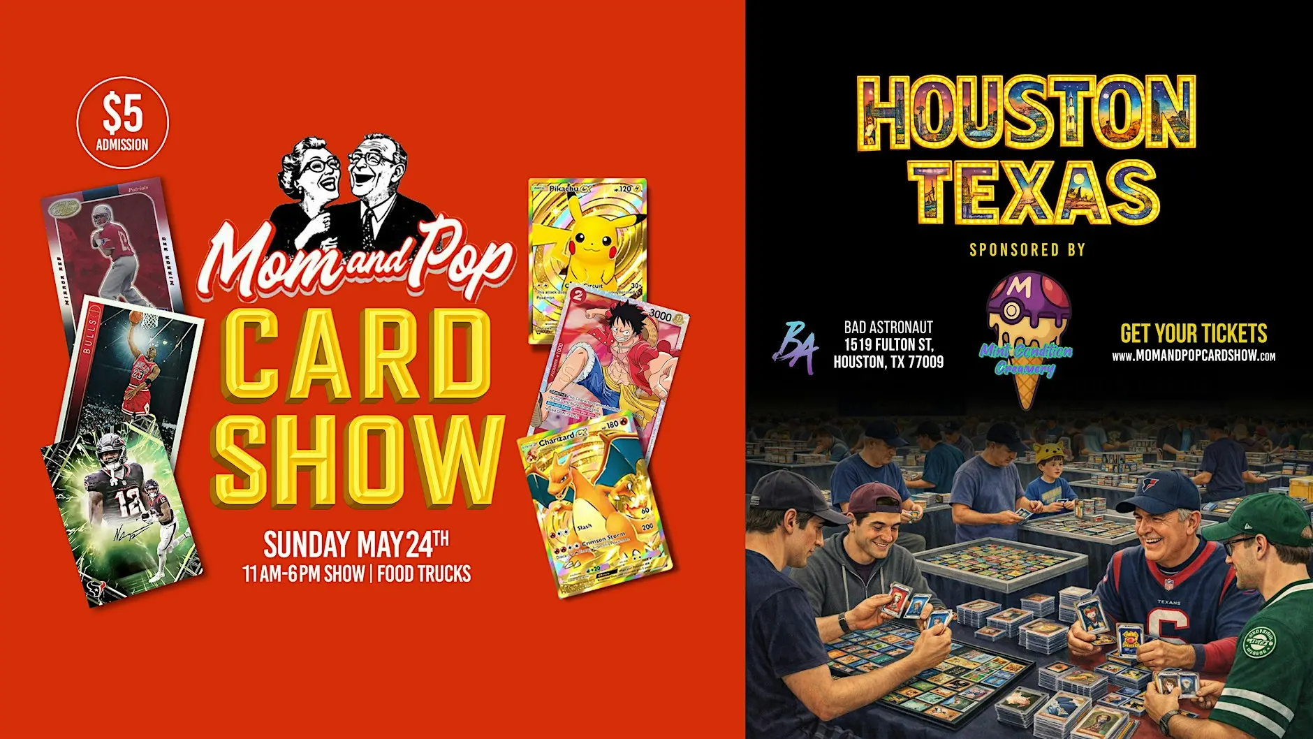 Mom and Pop Card Show — Houston information