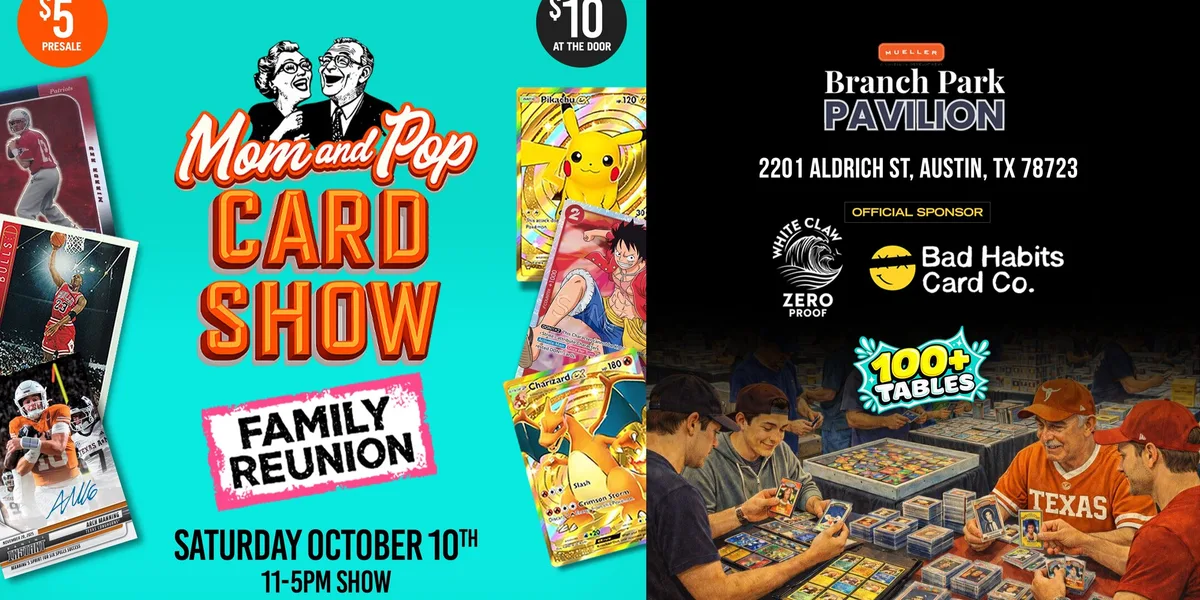 Mom and Pop Card Show (Mueller) - Saturday, October 10, 2026
