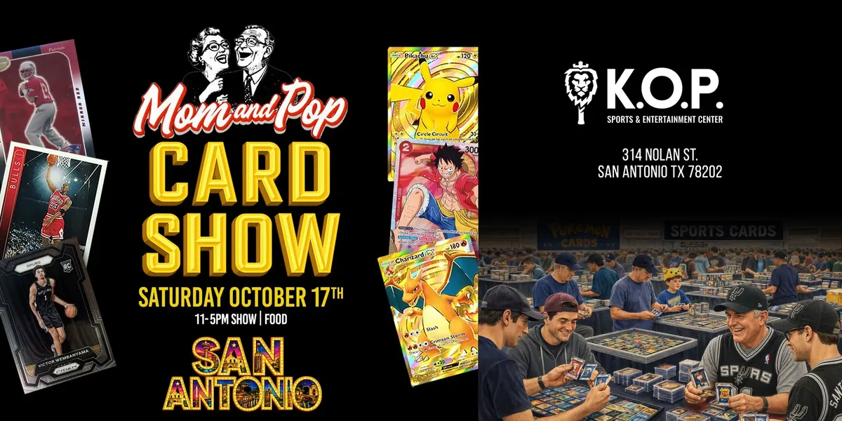 Mom and Pop Card Show (San Antonio) - Saturday, October 17, 2026