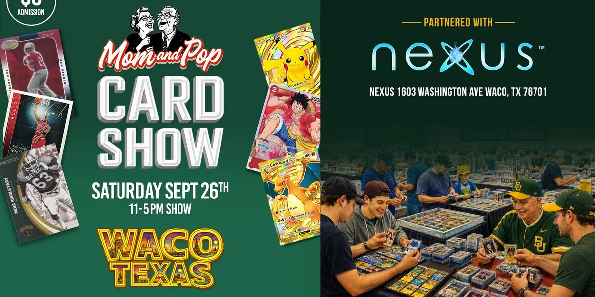 Mom and Pop Card Show (Waco) - Saturday, September 26, 2026