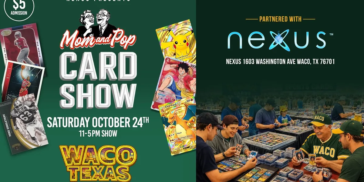 Mom and Pop Card Show (Waco) - Saturday, October 24, 2026