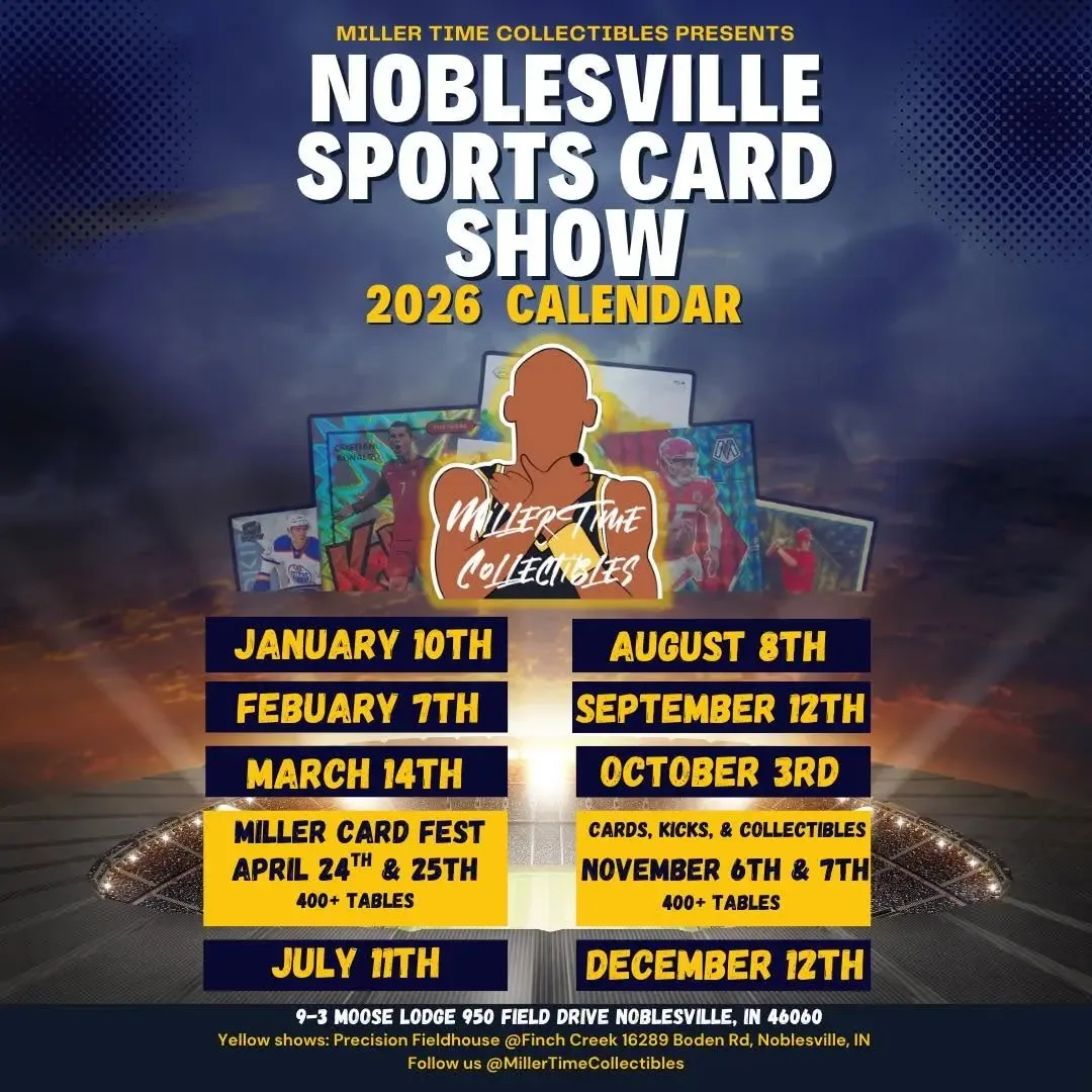 Noblesville Card Show - Saturday, September 12, 2026