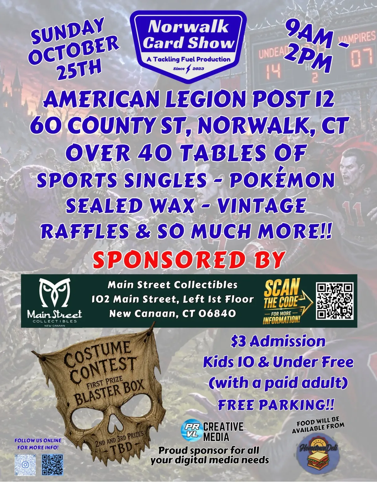 Norwalk Card Show - Sunday, October 25, 2026