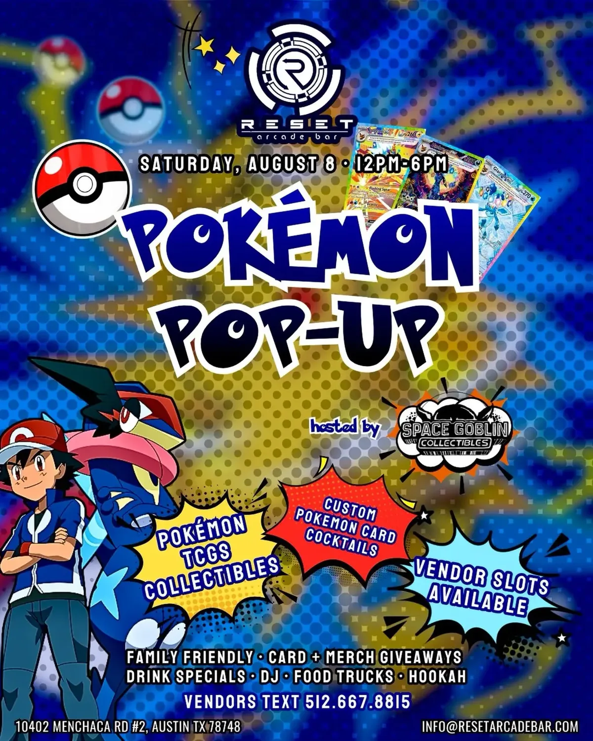 Pokemon Pop-Up - Saturday, August 8, 2026
