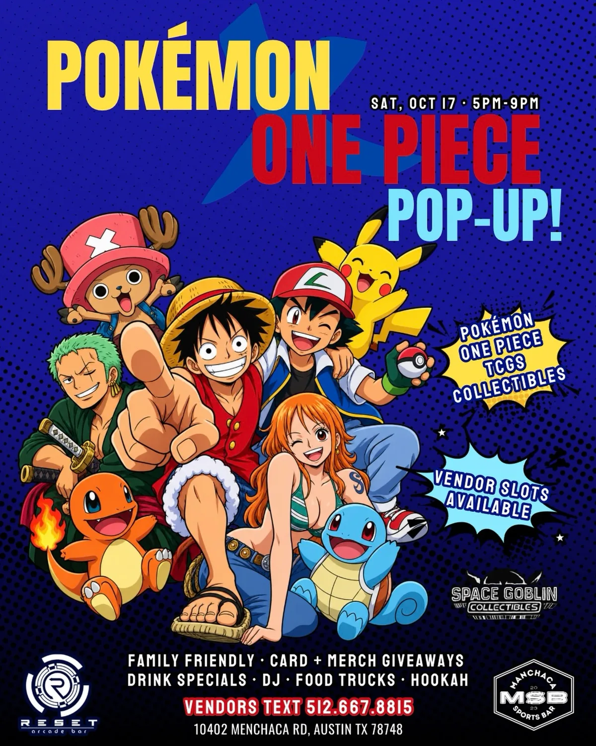 Pokemon Pop-Up - Saturday, October 17, 2026